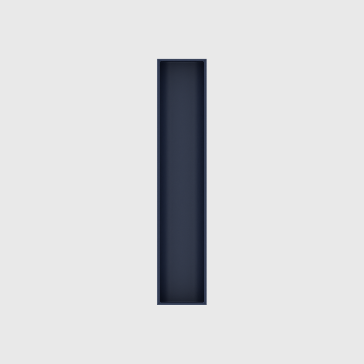 Long tray organiser – 10x2 (295 × 59 mm) in Army Blue