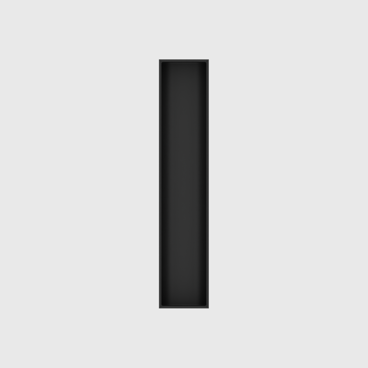 Long tray organiser – 10x2 (295 × 59 mm) in Charcoal Black
