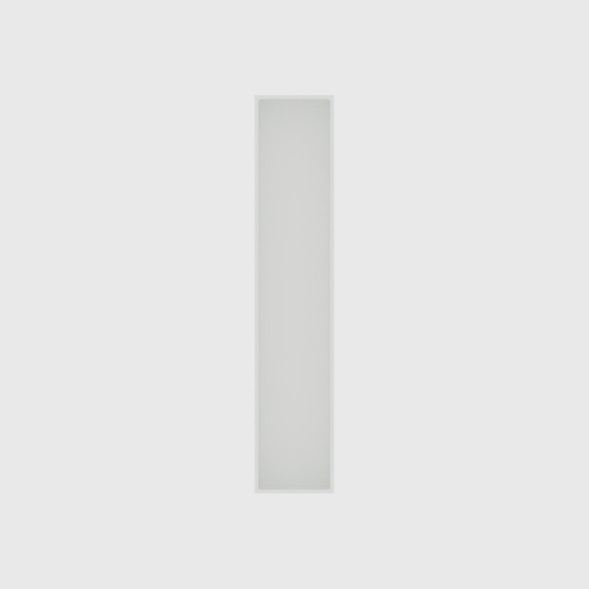 Long tray organiser – 10x2 (295 × 59 mm) in Cotton White