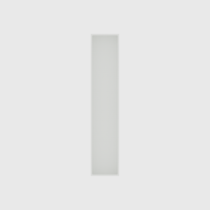 Long tray organiser – 10x2 (295 × 59 mm) in Cotton White
