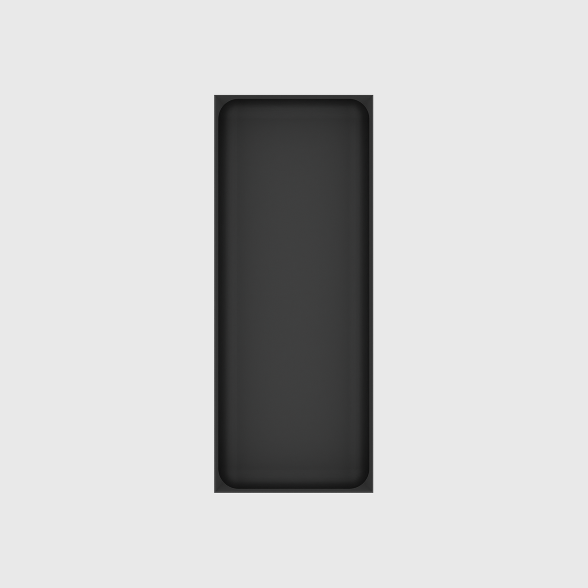 Long tray organiser – 10x4 (295 × 118 mm) in Charcoal Black