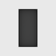 Long tray organiser – 10x5 (295 × 147.5 mm) in Charcoal Black