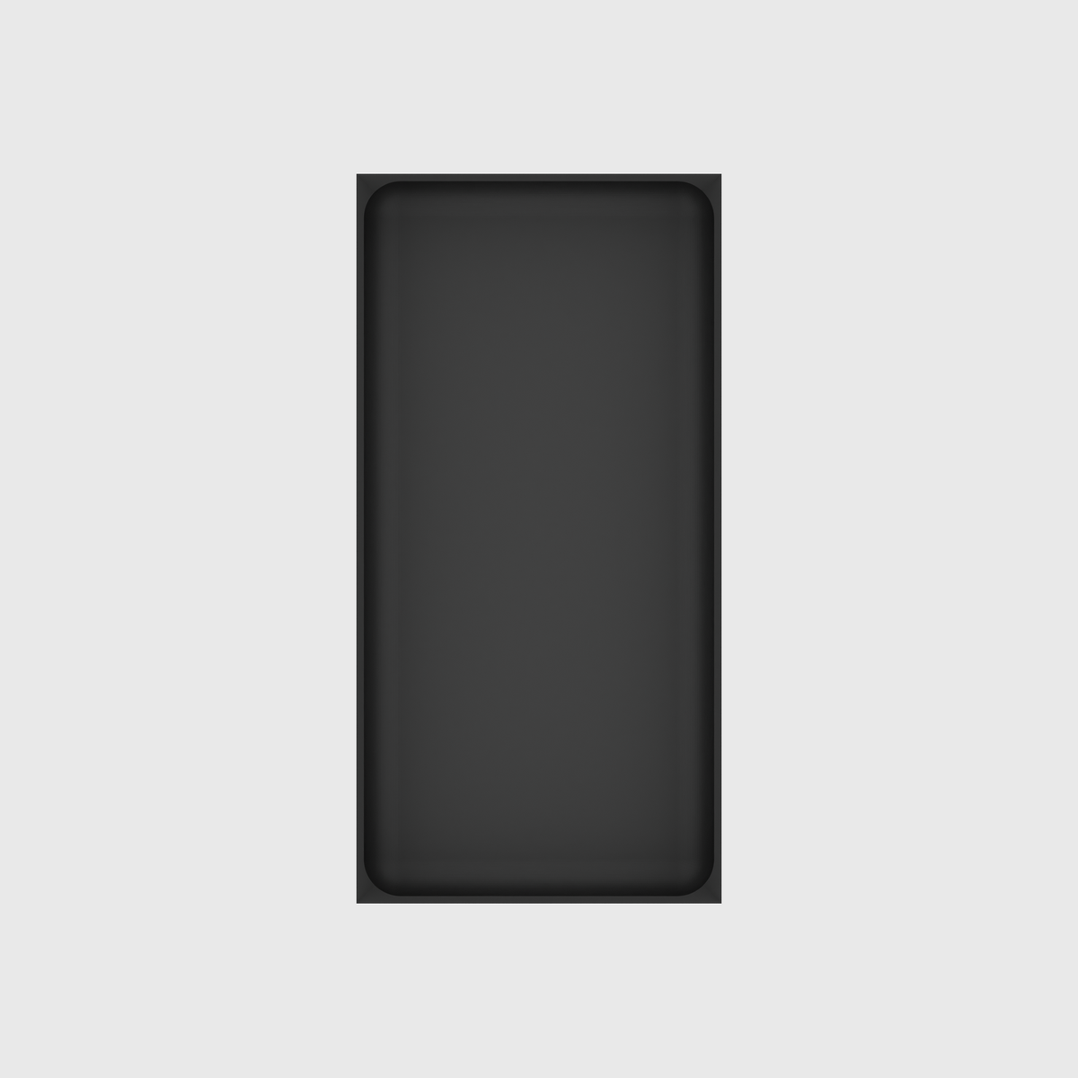 Long tray organiser – 10x5 (295 × 147.5 mm) in Charcoal Black
