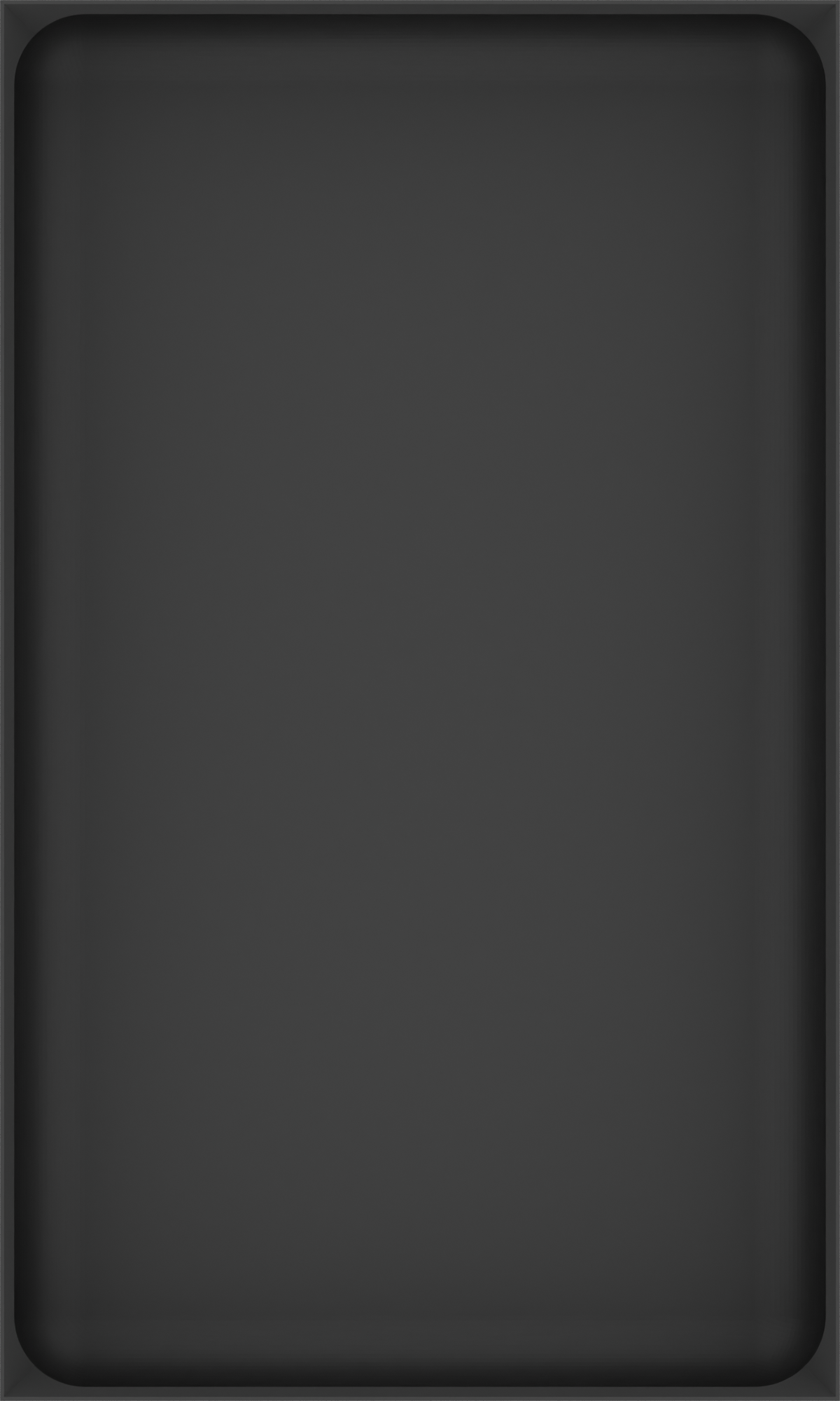Long tray organiser – 10x6 (295 × 177 mm) in Charcoal Black