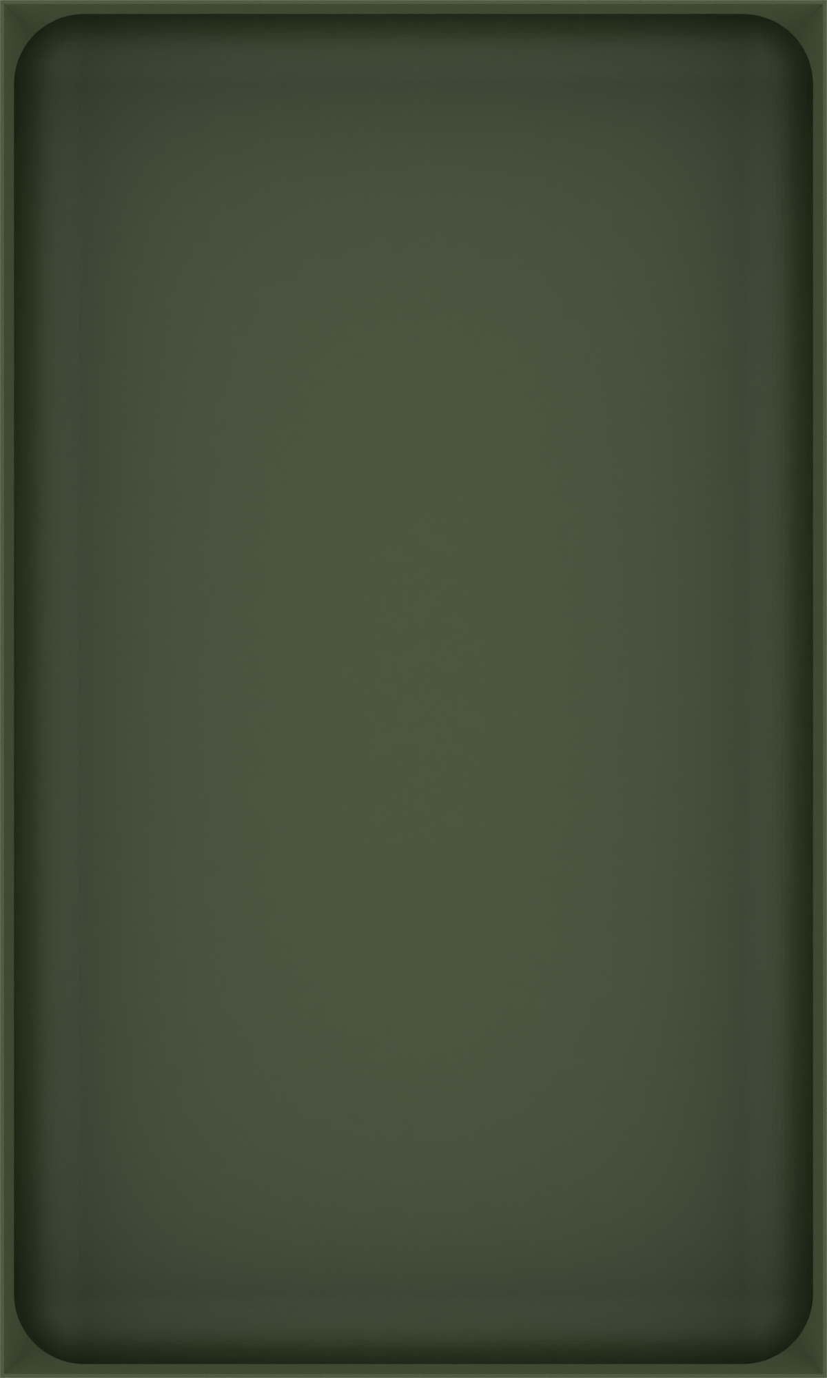 Long tray organiser – 10x6 (295 × 177 mm) in Olive Green