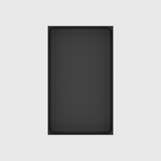 Long tray organiser – 10x6 (295 × 177 mm) in Charcoal Black