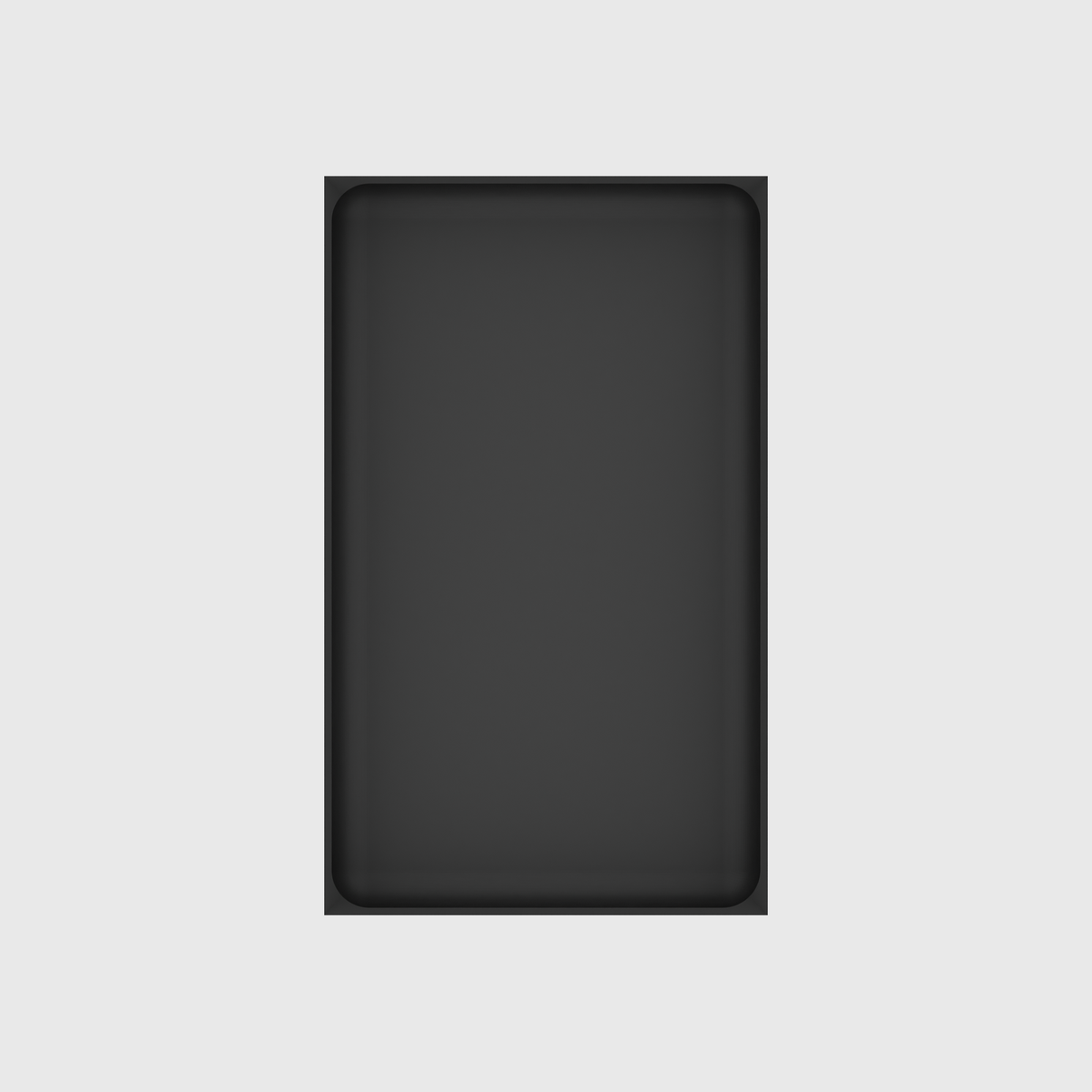 Long tray organiser – 10x6 (295 × 177 mm) in Charcoal Black