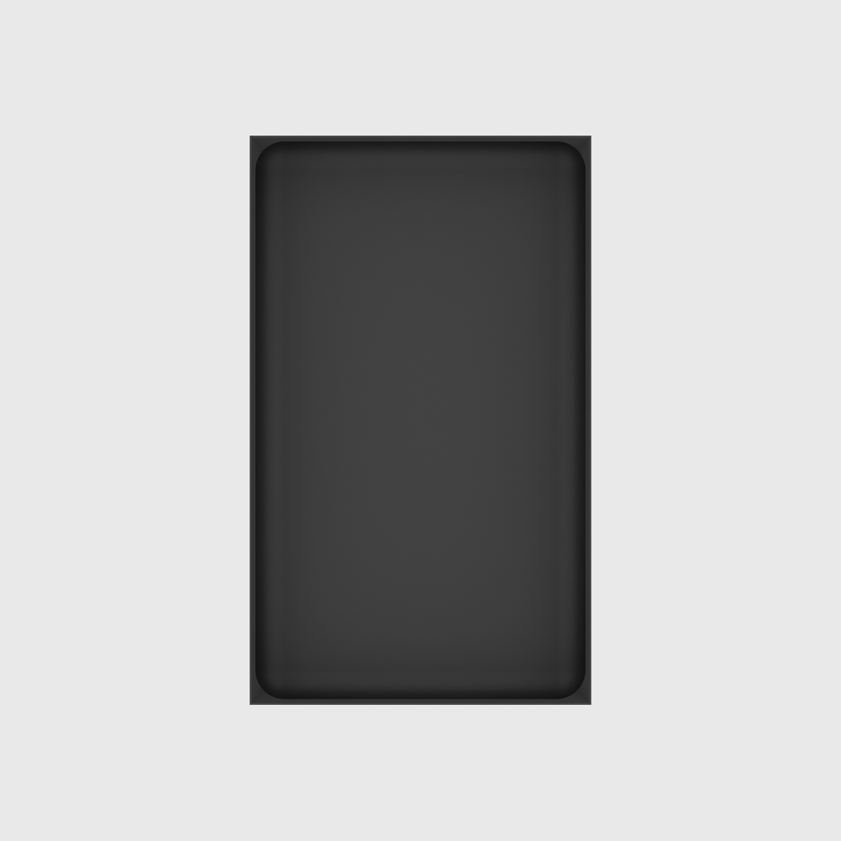 Long tray organiser – 10x6 (295 × 177 mm) in Charcoal Black