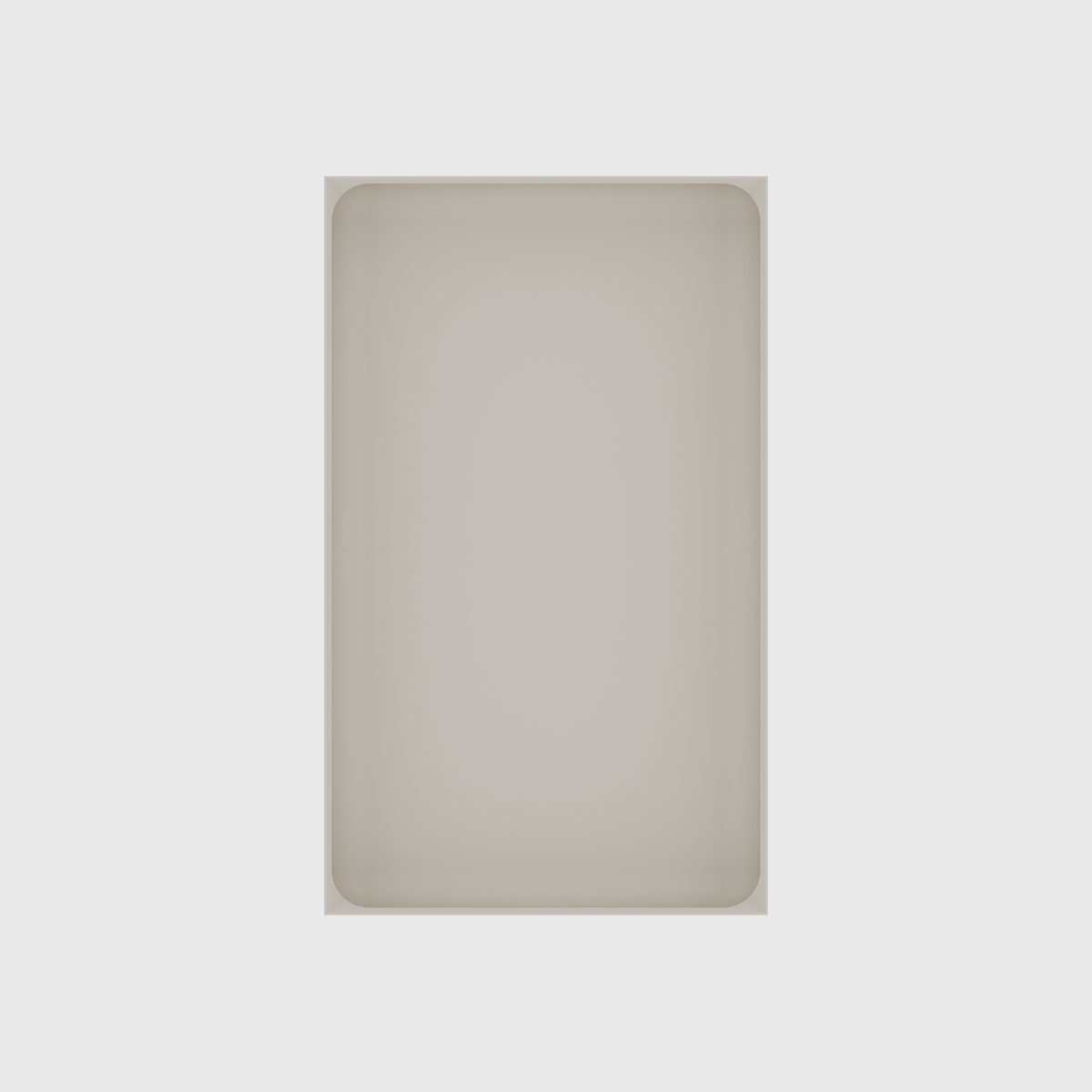 Long tray organiser – 10x6 (295 × 177 mm) in Muted White