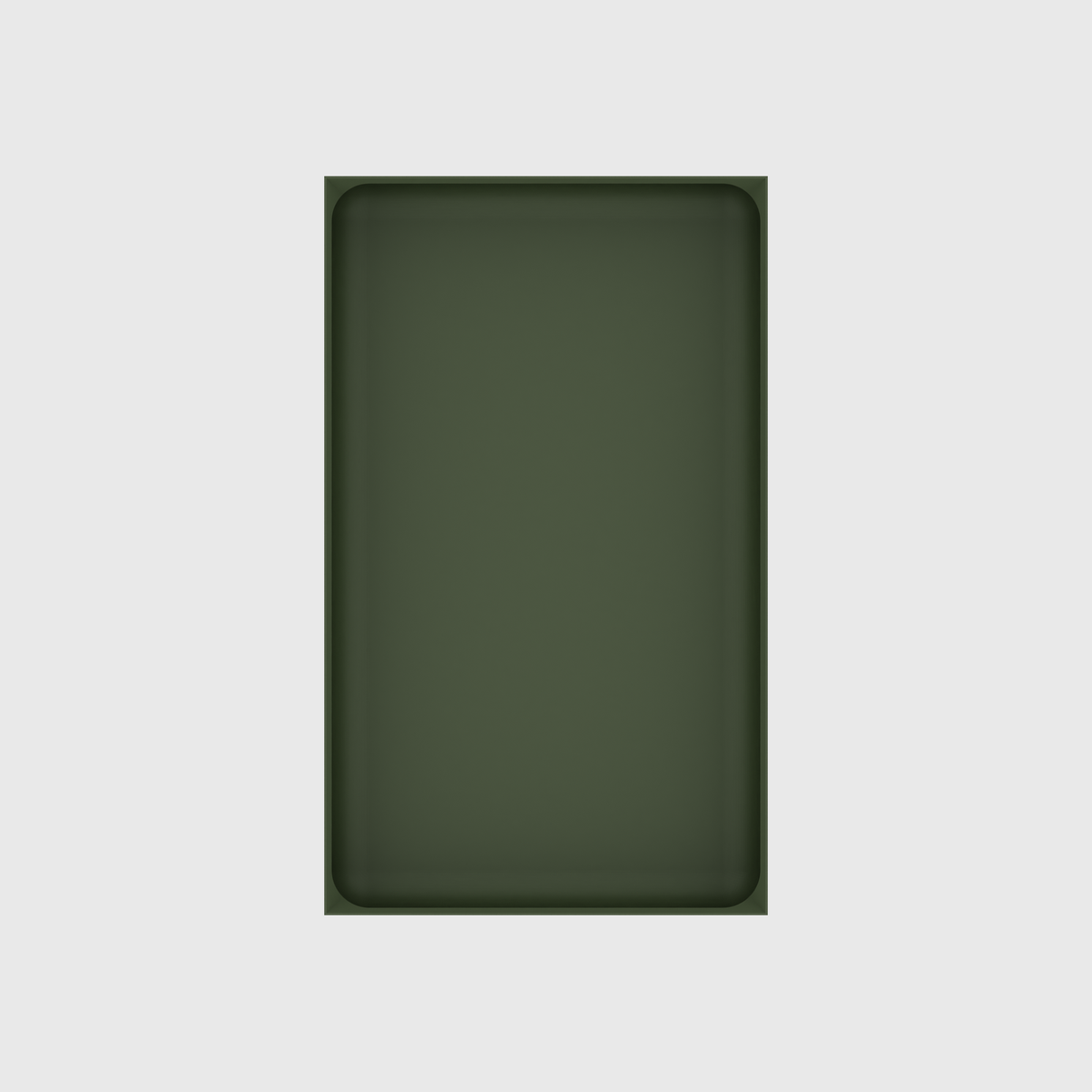 Long tray organiser – 10x6 (295 × 177 mm) in Olive Green