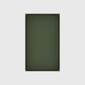 Long tray organiser – 10x6 (295 × 177 mm) in Olive Green