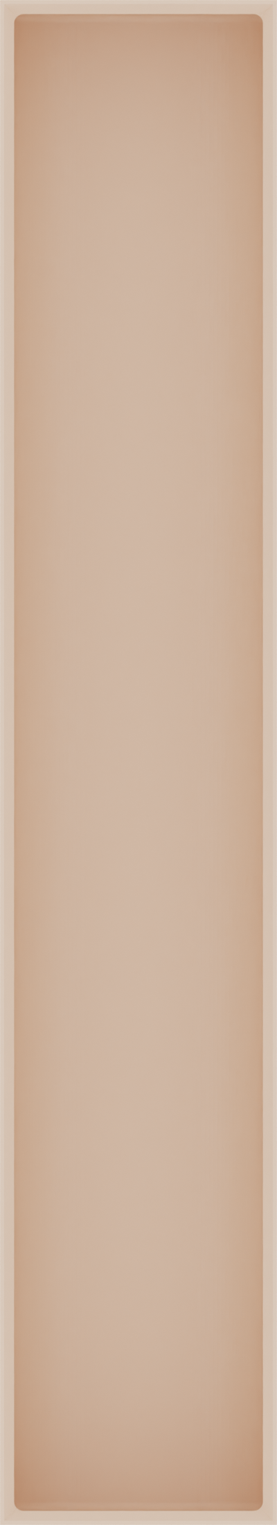 Long tray organiser – 11x2 (324.5 × 59 mm) in Army Beige