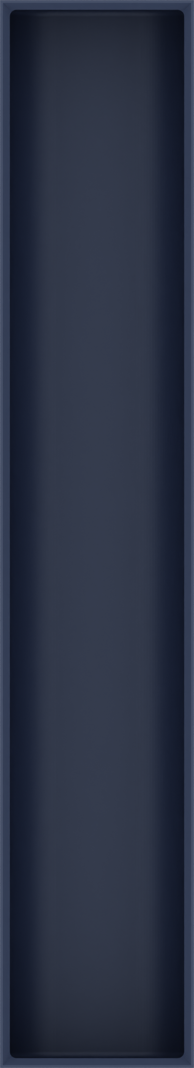 Long tray organiser – 11x2 (324.5 × 59 mm) in Army Blue