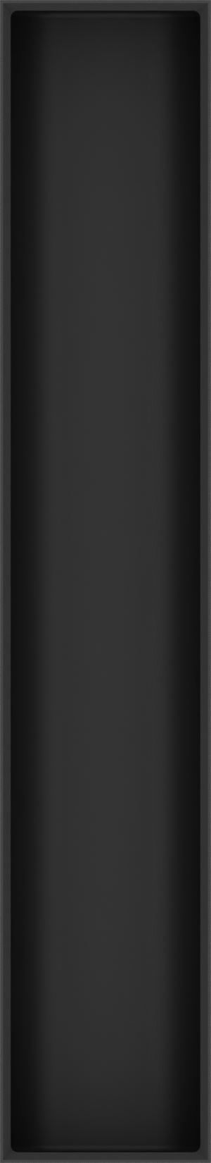 Long tray organiser – 11x2 (324.5 × 59 mm) in Charcoal Black