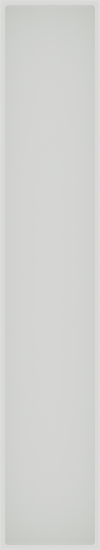 Long tray organiser – 11x2 (324.5 × 59 mm) in Cotton White