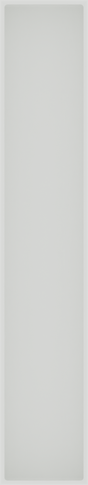 Long tray organiser – 11x2 (324.5 × 59 mm) in Cotton White