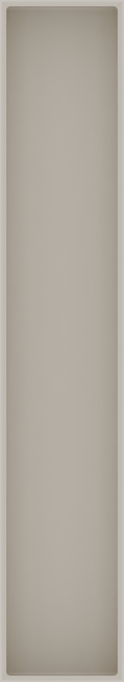Long tray organiser – 11x2 (324.5 × 59 mm) in Muted White