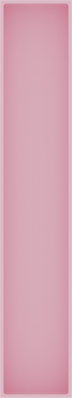 Long tray organiser – 11x2 (324.5 × 59 mm) in Sakura Pink