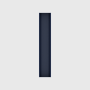 Long tray organiser – 11x2 (324.5 × 59 mm) in Army Blue
