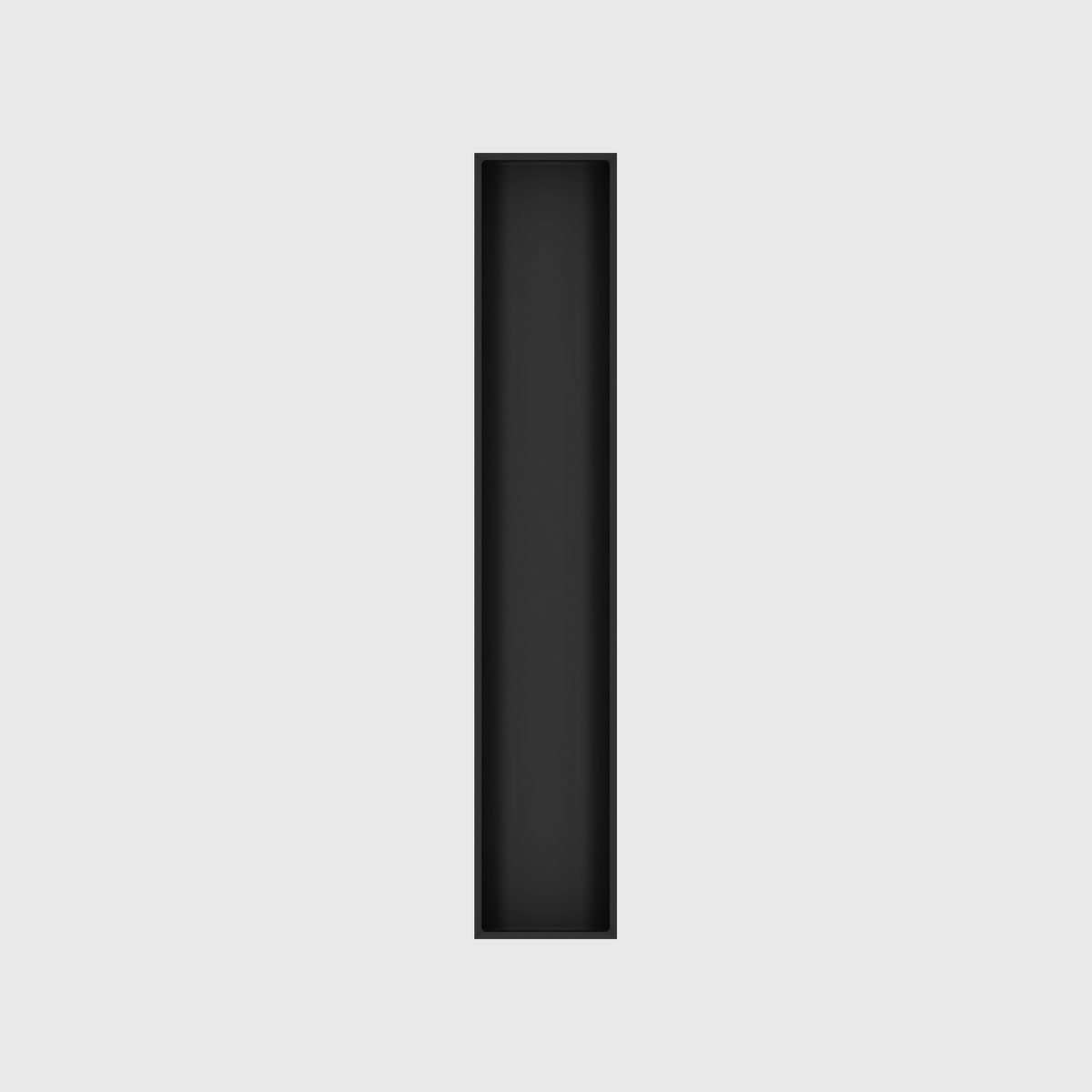 Long tray organiser – 11x2 (324.5 × 59 mm) in Charcoal Black