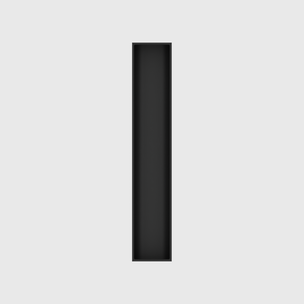 Long tray organiser – 11x2 (324.5 × 59 mm) in Charcoal Black