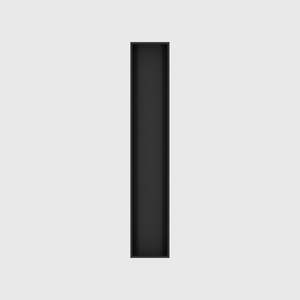 Long tray organiser – 11x2 (324.5 × 59 mm) in Charcoal Black