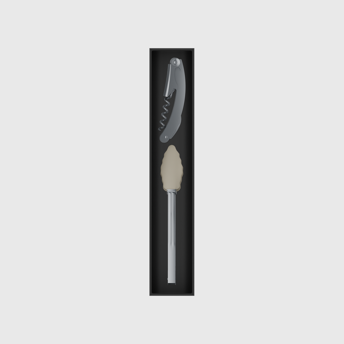 11×2 organiser with serving and opening tools — CharcoalBlack