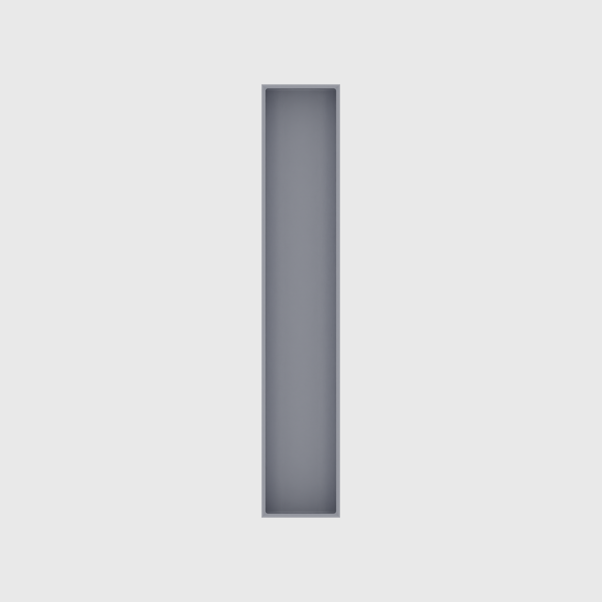 Long tray organiser – 11x2 (324.5 × 59 mm) in Fossil Grey