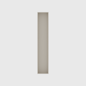 Long tray organiser – 11x2 (324.5 × 59 mm) in Muted White