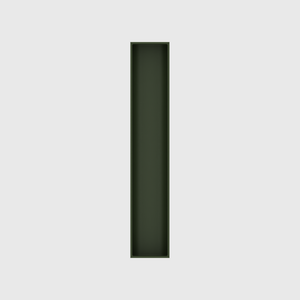 Long tray organiser – 11x2 (324.5 × 59 mm) in Olive Green