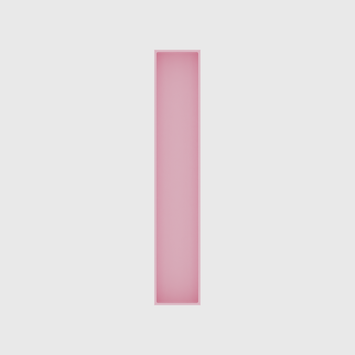 Long tray organiser – 11x2 (324.5 × 59 mm) in Sakura Pink