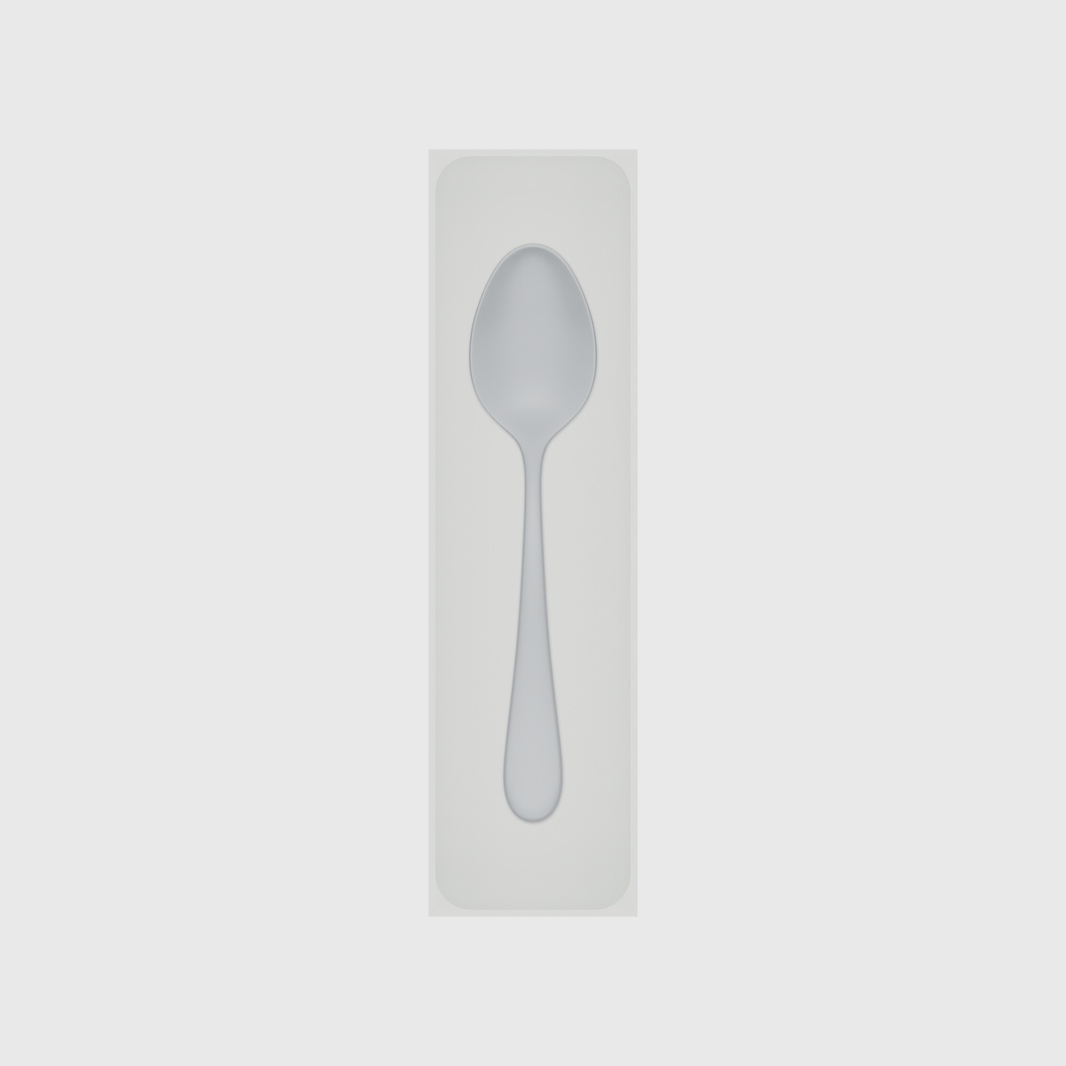 Long tray organiser – 11x3 (324.5 × 88.5 mm) — example contents in Cotton White