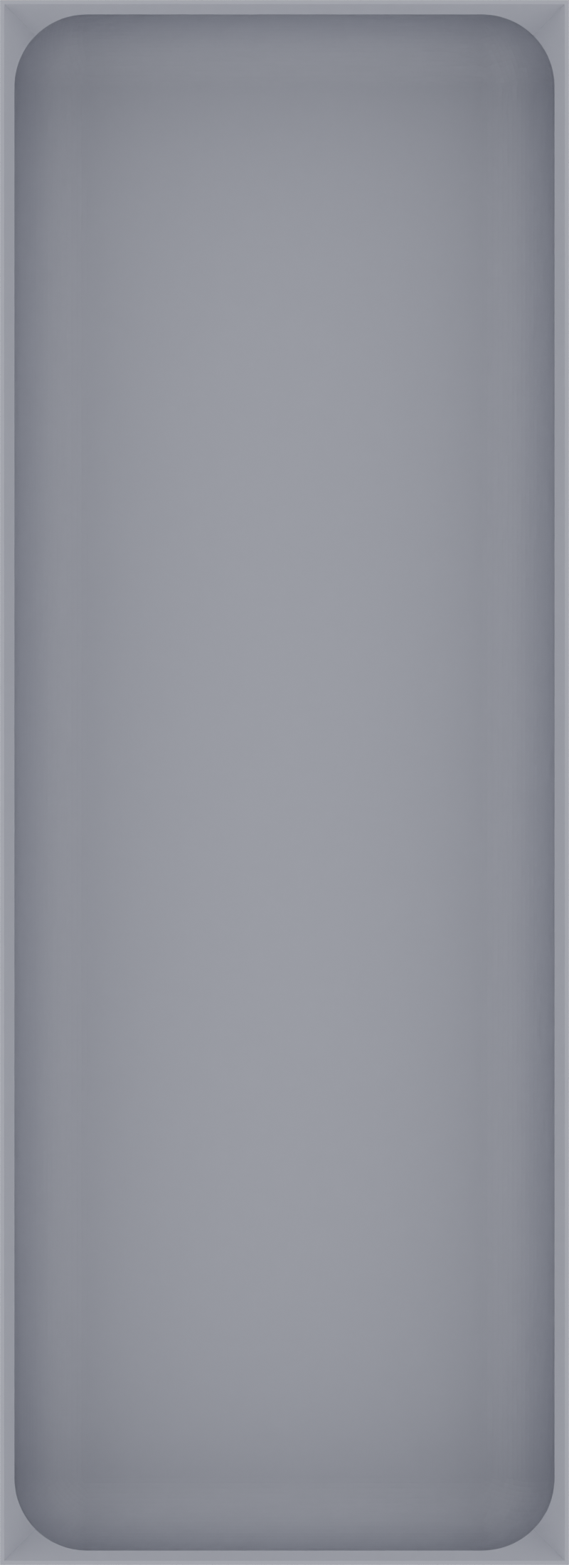 Long tray organiser – 11x4 (324.5 × 118 mm) in Fossil Grey