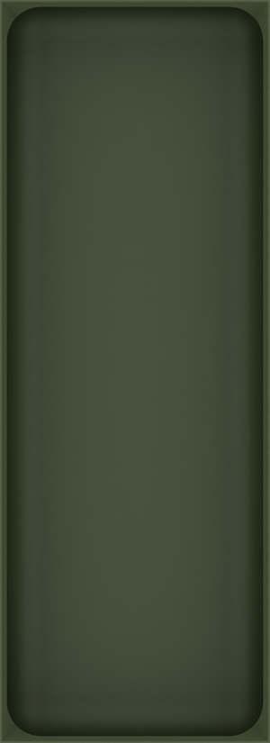 Long tray organiser – 11x4 (324.5 × 118 mm) in Olive Green