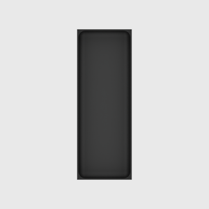 Long tray organiser – 11x4 (324.5 × 118 mm) in Charcoal Black