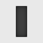 Long tray organiser – 11x4 (324.5 × 118 mm) in Charcoal Black