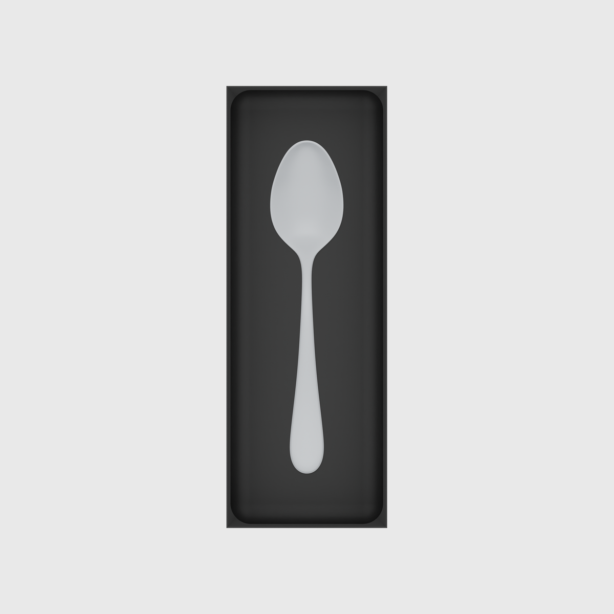 Long tray organiser – 11x4 (324.5 × 118 mm) — example contents in Charcoal Black
