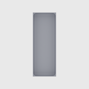 Long tray organiser – 11x4 (324.5 × 118 mm) in Fossil Grey