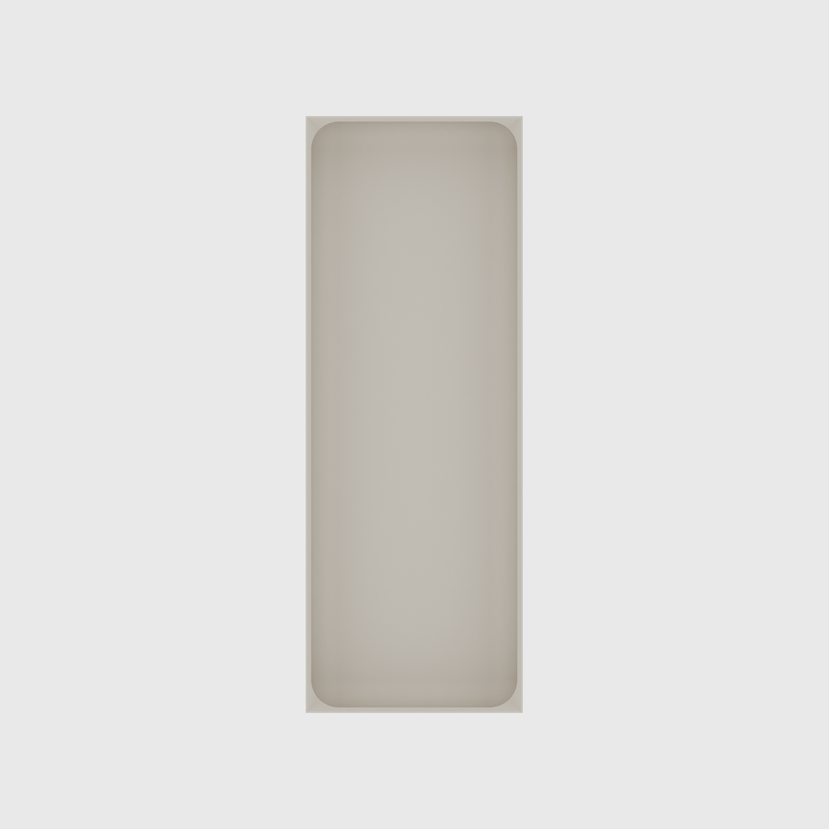 Long tray organiser – 11x4 (324.5 × 118 mm) in Muted White