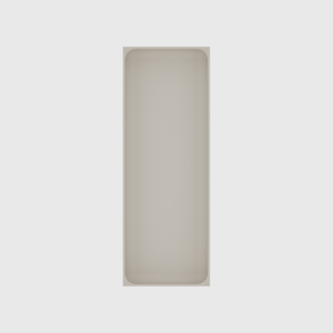 Long tray organiser – 11x4 (324.5 × 118 mm) in Muted White