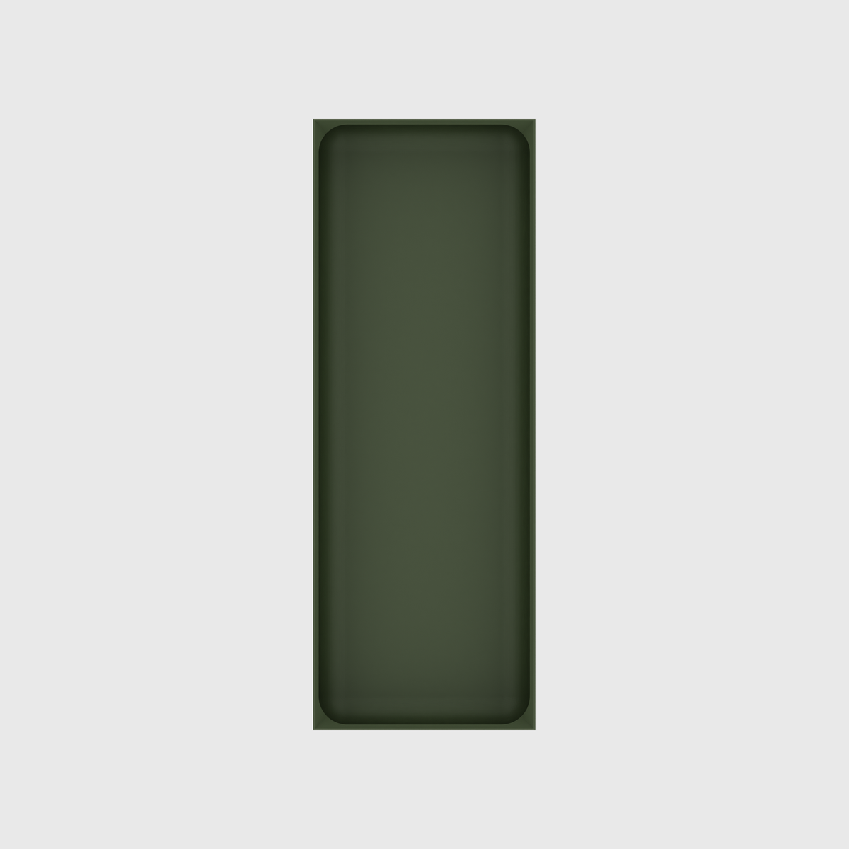 Long tray organiser – 11x4 (324.5 × 118 mm) in Olive Green