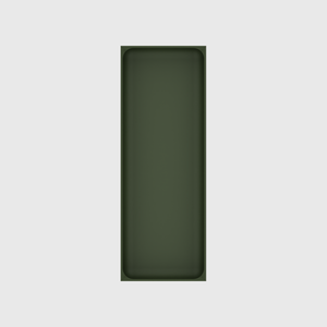 Long tray organiser – 11x4 (324.5 × 118 mm) in Olive Green