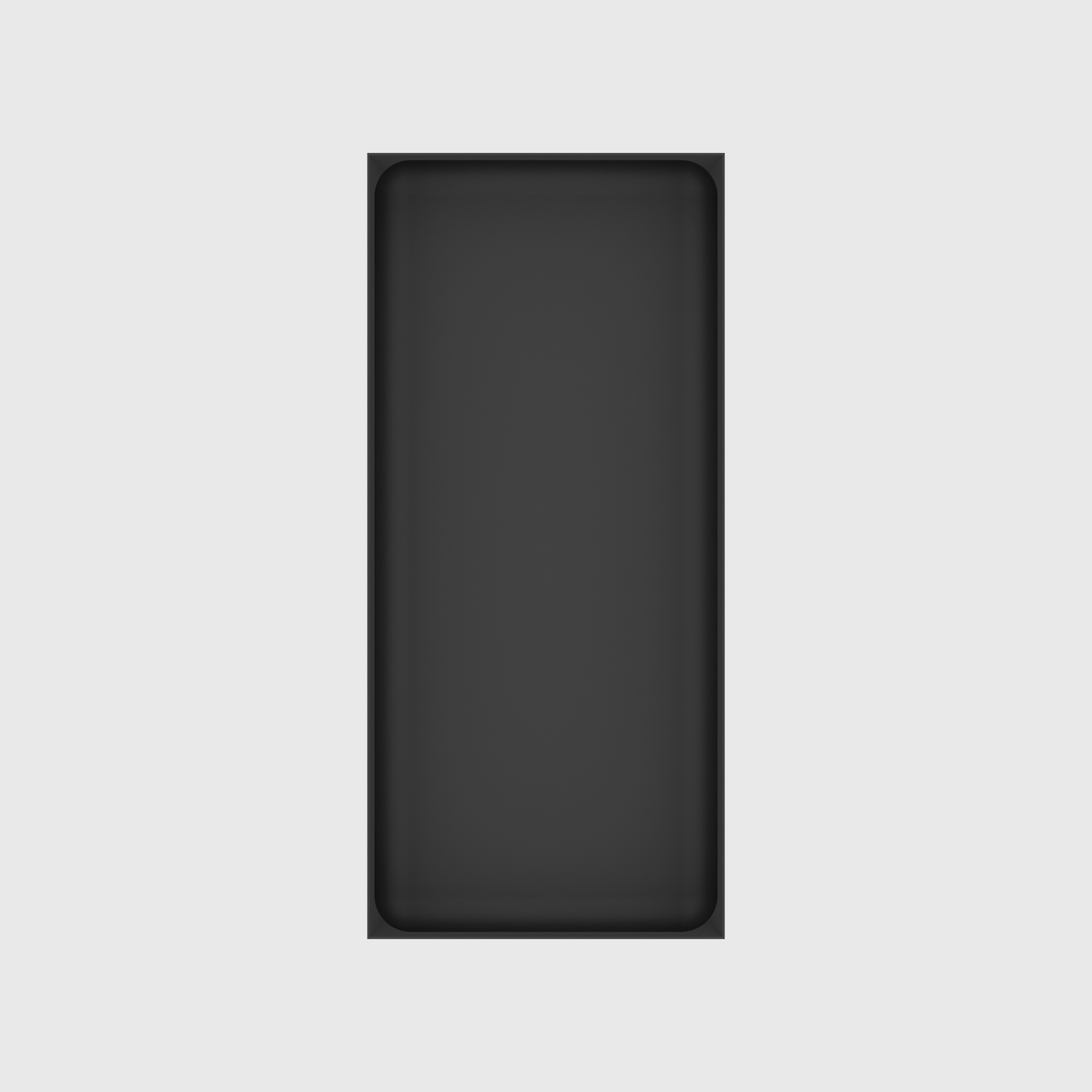 Long tray organiser – 11x5 (324.5 × 147.5 mm) in Charcoal Black