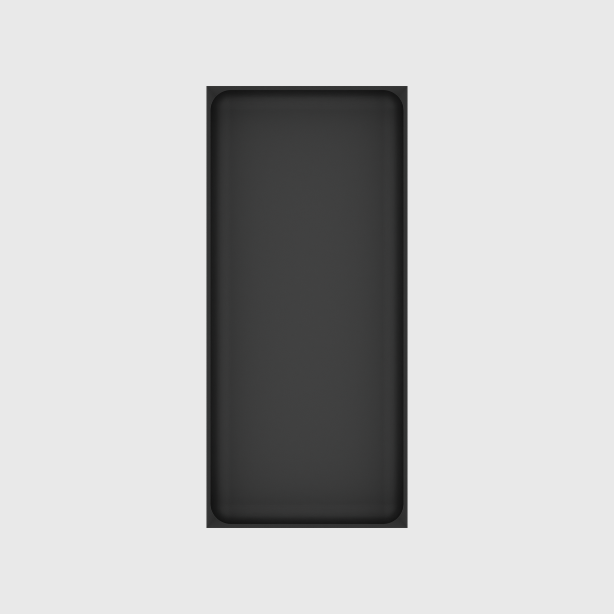 Long tray organiser – 11x5 (324.5 × 147.5 mm) in Charcoal Black