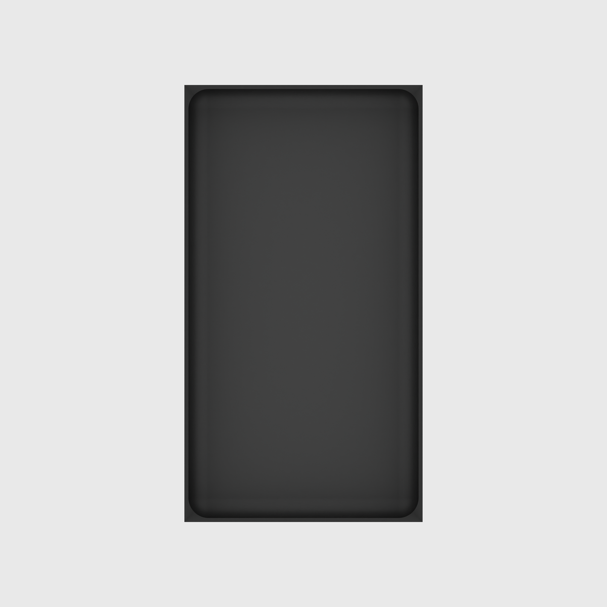 Long tray organiser – 11x6 (324.5 × 177 mm) in Charcoal Black