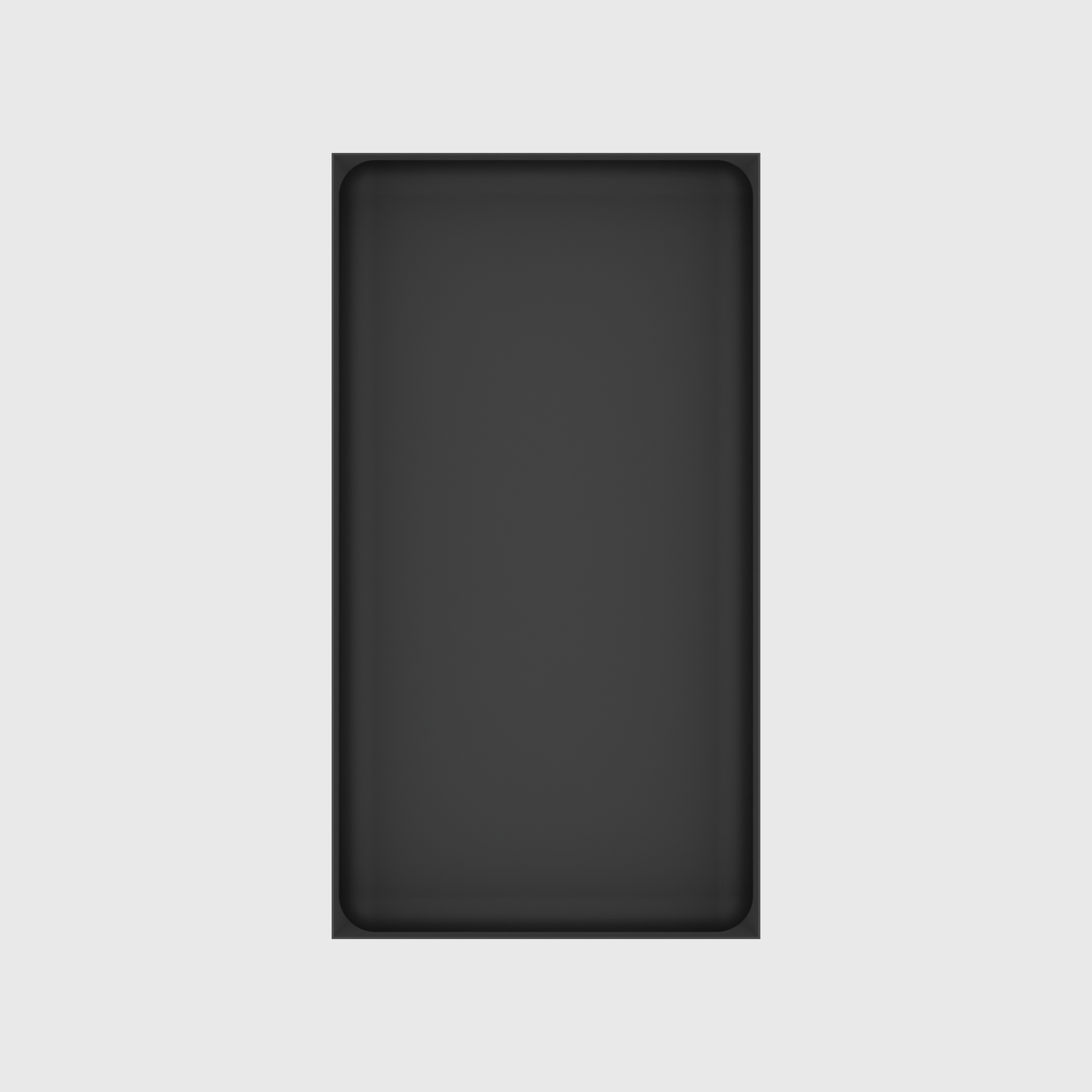 Long tray organiser – 11x6 (324.5 × 177 mm) in Charcoal Black