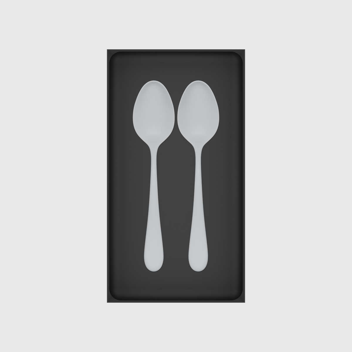 Long tray organiser – 11x6 (324.5 × 177 mm) — example contents in Charcoal Black