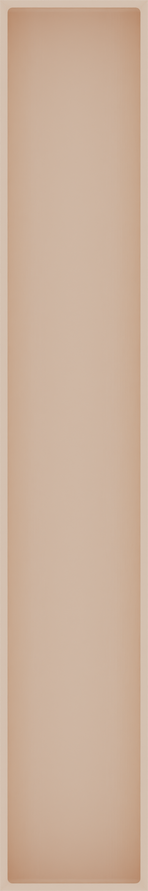 Long tray organiser – 12x2 (354 × 59 mm) in Army Beige