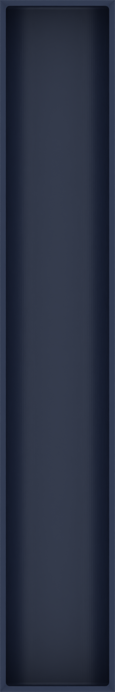 Long tray organiser – 12x2 (354 × 59 mm) in Army Blue