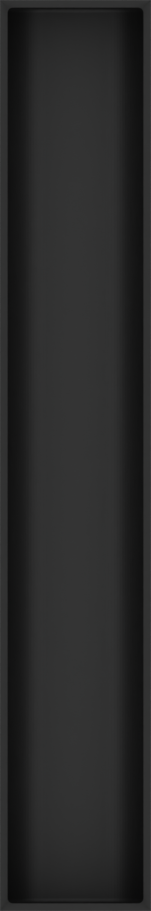 Long tray organiser – 12x2 (354 × 59 mm) in Charcoal Black